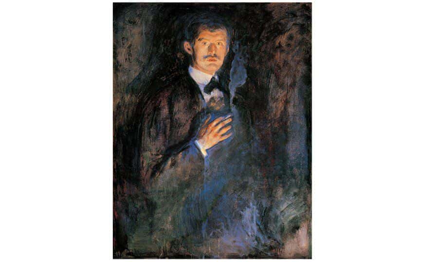Expressionnisme Edvard Munch, midi dans la rue Karl Johan 1892. musee Bergen